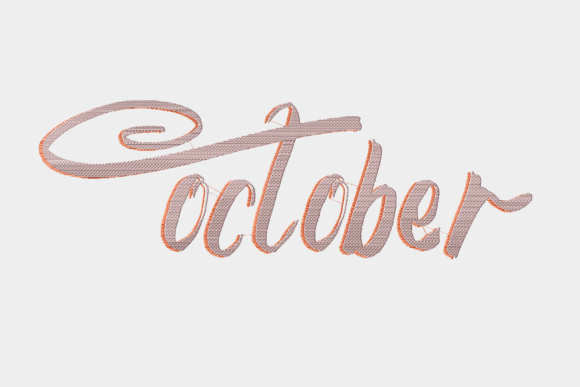 A Designer's Take: Embroidering October for Boutique Sweatshirts