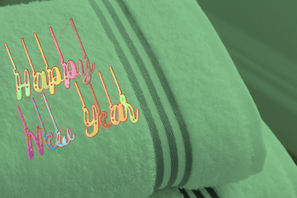 A Review of Happy New Year Lettering for Your Holiday Embroidery