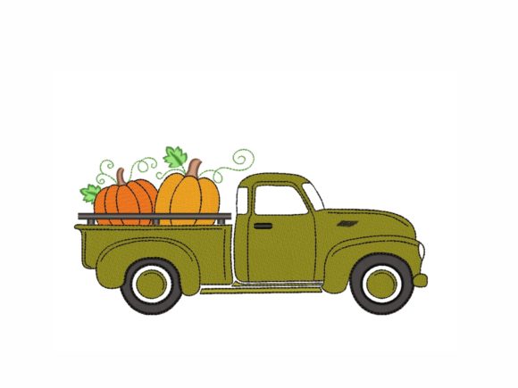 Autumn Truck Embroidery Review for Etsy Sellers