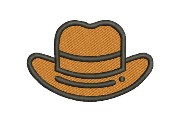 Embroidering Charm with the Cowboy Hat Design