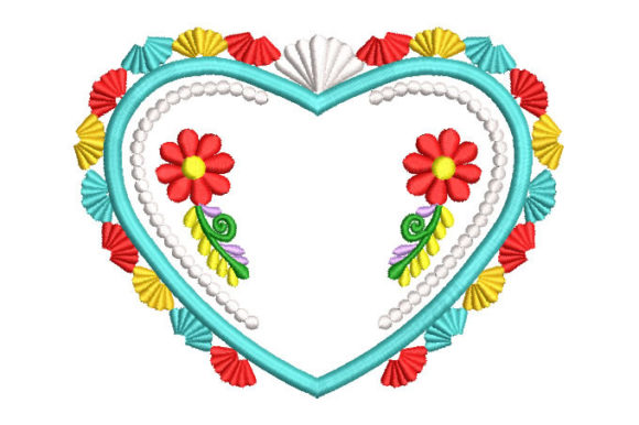Flower Heart Embroidery Design Review
