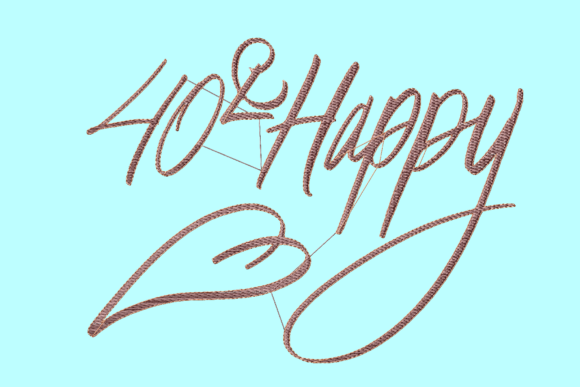 From Digital File to Craft Fair Sales: Reviewing 40 and Happy Lettering