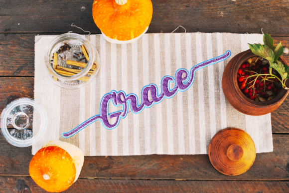 Grace Lettering: A Touch of Inspiration in Every Stitch