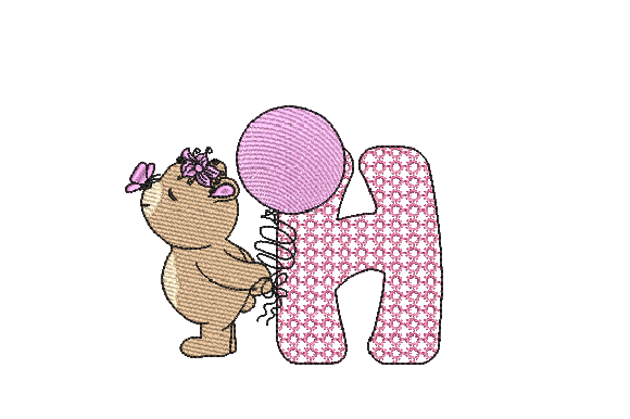 H Girl Teddy Embroidery: A Holiday Designer's Review
