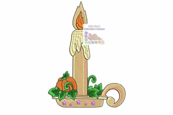 Halloween Candle Embroidery Review