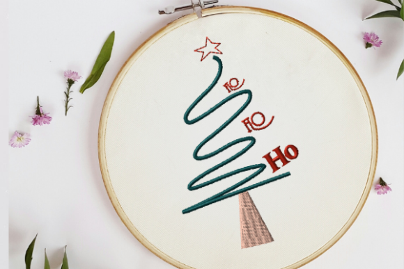 Hohoho Christmas Tree Embroidery Review