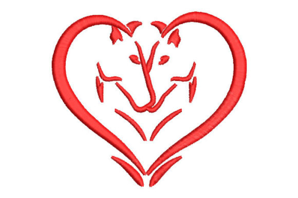 Horse Heart: A Heartfelt Embroidery Design for Seasonal Connection