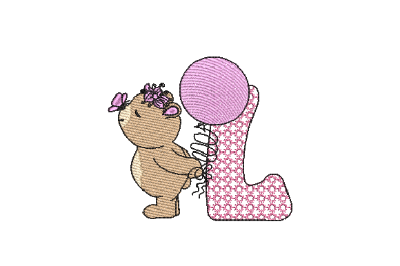 L Girl Teddy Embroidery: A Designer's Review for Boutique Sweatshirts