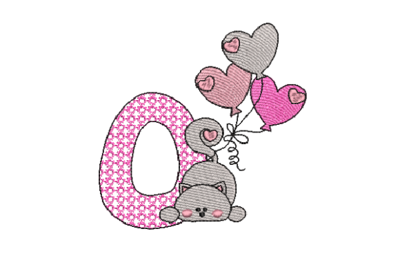 Letter O Cat Sketch Review for Craft Fair Products