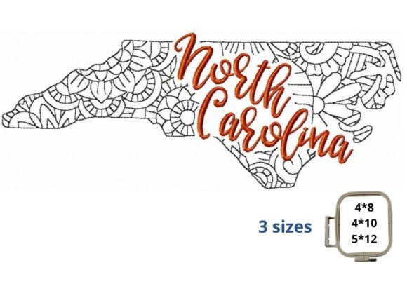 North Carolina State Embroidery Design Review
