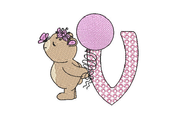 V Girl Teddy: A Cozy Holiday Embroidery Design Review