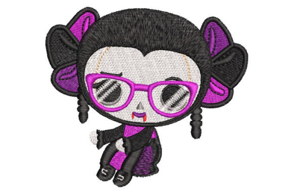 Vampire Doll: A Seasonal Embroidery Gem for Holiday Makers